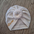 Turban bonnet neoud, buns ou simple en tissu maille extensible mi-saison 3 couleurs